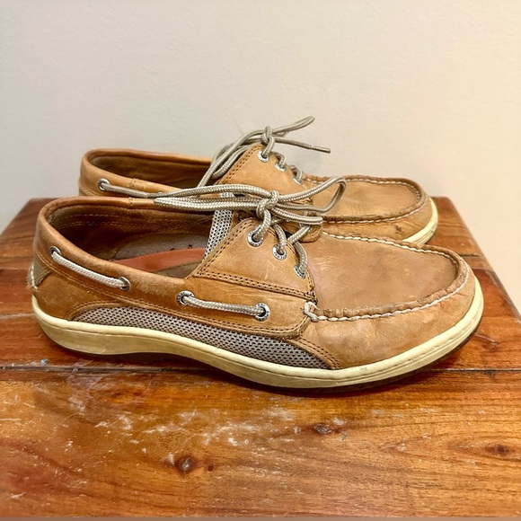 Sperry Billfish Casual Moc Toe Leather Boat Shoes Size 9.5 - Picture 2 of 8